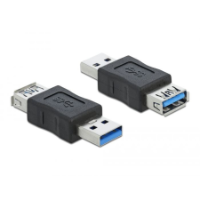DELOCK USB-A apa csatlakozó - USB-A anya csatlakozó adat blokkoló (66497) kábel és adapter