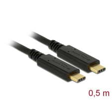 DELOCK USB-C 3.1 --> USB-C 0,5m kábel (85529) (D85529) kábel és adapter