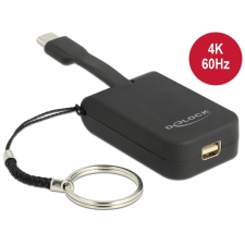 DELOCK USB C apa - mini DisplayPort anya adapter kulcstartón kábel és adapter