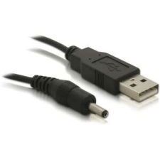 DELOCK USB cable Power-Kabel,3,1mm Hohlst. Fekete 1,5 M USB A kábel és adapter