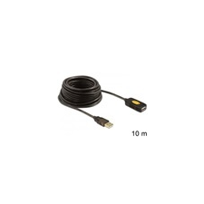 DELOCK USB hosszabbító kábel 2.0 A-A 10 m kábel és adapter