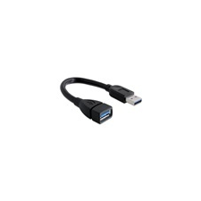 DELOCK USB hosszabbító kábel 3.0 A-A 15 cm kábel és adapter