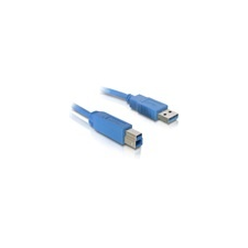 DELOCK USB kábel 3.0 A-B 1m kábel és adapter