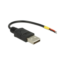 DELOCK USB Kabel A -> 2x offene Kabelenden Strom 0.10 (85250) kábel és adapter