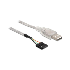 DELOCK USB Kabel Pinheader 5Pin -> A Bu/St 0.70m (83078) kábel és adapter