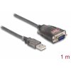 DELOCK USB Soros Átalakító Fekete 1m 61400