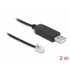 DELOCK USB Soros Átalakító Fekete 2m 66734