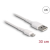 DELOCK USB töltő kábel iPhone , iPad , iPod  eszközökhöz fehér 30 cm