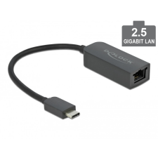 DELOCK USB Type-C adapter apa 2,5 Gigabit LAN kompakt kábel és adapter