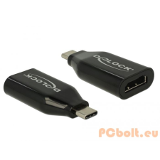DELOCK USB Type-C male &gt; HDMI female (DP Alt Mode) 4K 60Hz Adapter Black kábel és adapter