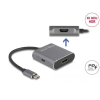 DELOCK USB Type-C megosztó (DP Alt Mode) - 2 x HDMI MST USB Type-C PD-vel (87805) (DeLock87805)