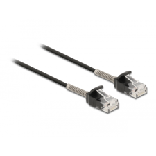 DELOCK UTP CAT6a Patch kábel 3m - Fekete kábel és adapter