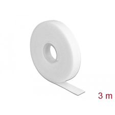 DELOCK Velcro fehér ragasztó szalag guriga Hx 3 m x Sz 13 mm villanyszerelés