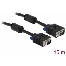 DELOCK VGA/D-Sub Összekötő Fekete 15m 82561 kábel és adapter