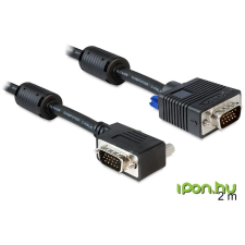 DELOCK VGA/D-Sub Összekötő Fekete 2m 83173 kábel és adapter