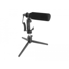 DELOCK Vlog Shotgun mikrofonkészlet okostelefonokhoz és DSLR kamerákhoz mikrofon