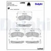 DELPHI fékbetétkészlet, tárcsafék LP2700