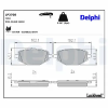 DELPHI fékbetétkészlet, tárcsafék LP3708