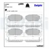 DELPHI fékbetétkészlet, tárcsafék LP3906