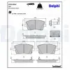 DELPHI fékbetétkészlet, tárcsafék LP5108EV