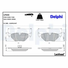 DELPHI fékbetétkészlet, tárcsafék LP555 autóalkatrész