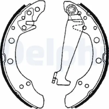DELPHI fékpofakészlet, rögzítőfék LS1625 autóalkatrész
