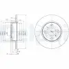 DELPHI féktárcsa BG3769