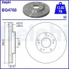 DELPHI féktárcsa BG4768