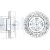 DELPHI féktárcsa BG9057