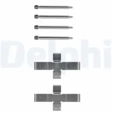DELPHI tartozékkészlet, tárcsafékbetét LX0047 fékbetét