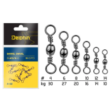 Delphin Barrel Swivel A-02/10db BN/8 horgászkiegészítő