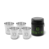 Delphin Delphin RESET XL 4v1 rozsdamentes acél 4db 70ml pohár készlet (101004381)