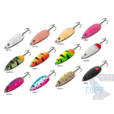 Delphin ELIPZ FullSCALE támolygó kanál - 12g COPPER Hook #2 csali