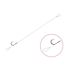 Delphin FLR Loop 6db, 8cm #8 feeder kötött horog horog