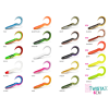 Delphin Gumihal Delphin TwistaX Eeltail UVs / 5db - 6cm/DISCO