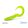 Delphin Gumihal Delphin TwistaX Eeltail UVs / 5db 6cm/GREENCH (101004021)