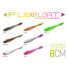 Delphin Műcsali Delphin TOXIN UVs / 8 db 8cm / REDFACE csali