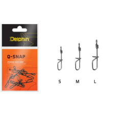 Delphin Q-SNAP 10db 0,8mm L gyors kapocs horgászkiegészítő