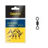 Delphin Rolling Swivel A-01 forgó, #2, 10db
