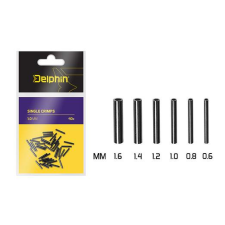 Delphin Single Crimps 40db 0,6mm, roppantó (krimpelő) cső horgászkiegészítő