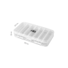  Delphin TBX Duo 195-14P, 195x120x36mm szerelékes doboz
