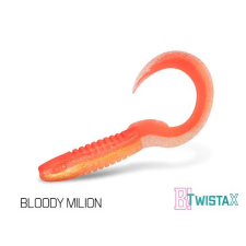  Delphin TwistaX Eeltail UVs 6x 5db 6cm BLOODY MILION Duopack box csali