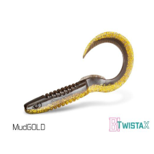  Delphin TwistaX Eeltail UVs 6x 5db 6cm MudGOLD Duopack box csali