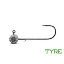  Delphin Tyre 5g #2/0 Grub-tartóval ellátott jigfej 5 db/csg csali