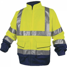 Delta Kabát Panostyle HV (20%pamut 80%polieszter) FLUO yellow/navy M láthatósági ruházat