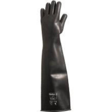 Delta Kesztyű latex 60cm black 10