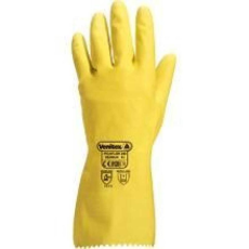 Delta Kesztyű Picaflor latex pamut bolyhozással 30cm yellow 9,5