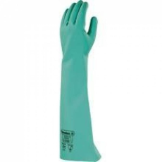 Delta Kesztyű vékony nitril 33cm green 10