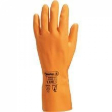 Delta Kesztyű Venipro latex pamut bolyhozással vastagság 1 mm 30cm orange 10,5 védőkesztyű