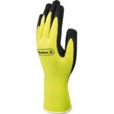 Delta Kesztyű VV733 kötött Terilen habosított latex mártottság 14-es szemszám yellow 7 védőkesztyű